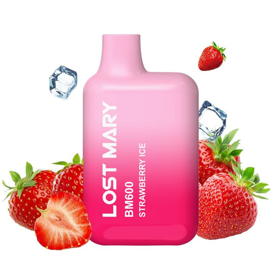 LOST MARY - BM600 NICOTINA VAPER 2% MONOUSO FRAGOLA ICE