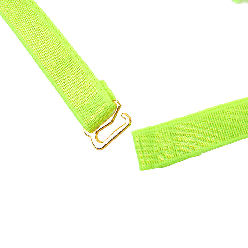 SUBBLIME - 955274 COMPLETO REGGISENO CON COLLANA E DETTAGLI GAMBA VERDE FLUO S/M