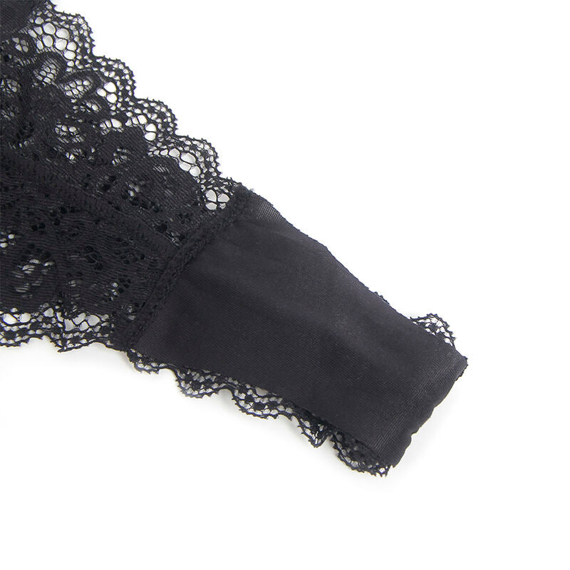 SUBBLIME - BODY IN PELLE NERA CON ZIP S/M 955458