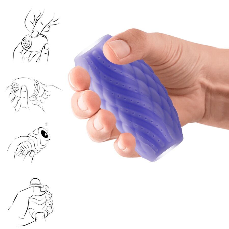 PRETTY LOVE - OVETTO MASTURBATORE MASCHILE ATHENA EROS IN SILICONE VIOLA