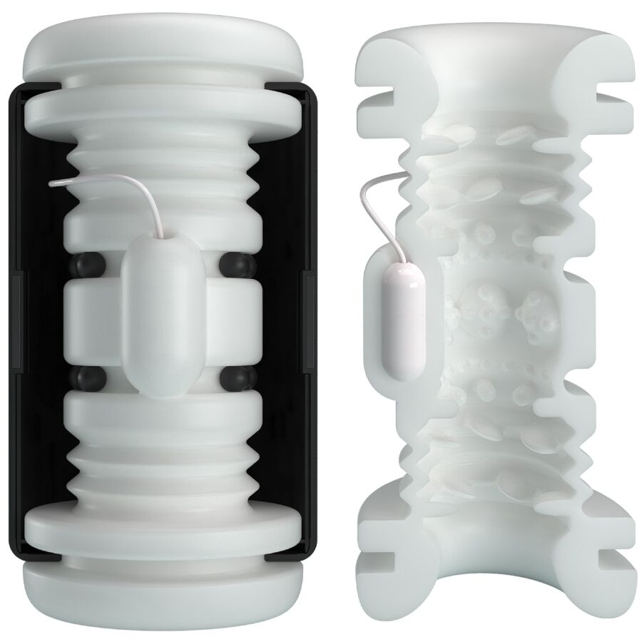 PRETTY LOVE - MASTURBATORE MASCHILE DJ GIRL CON VIBRAZIONE 5 FUNZIONI NERO