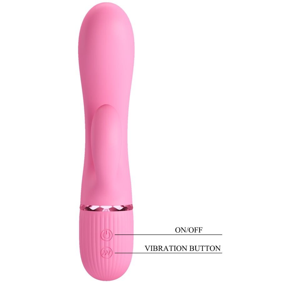 PRETTY LOVE - VIBRATORE MARSKI CON RABBIT E PUNTO G ROSA