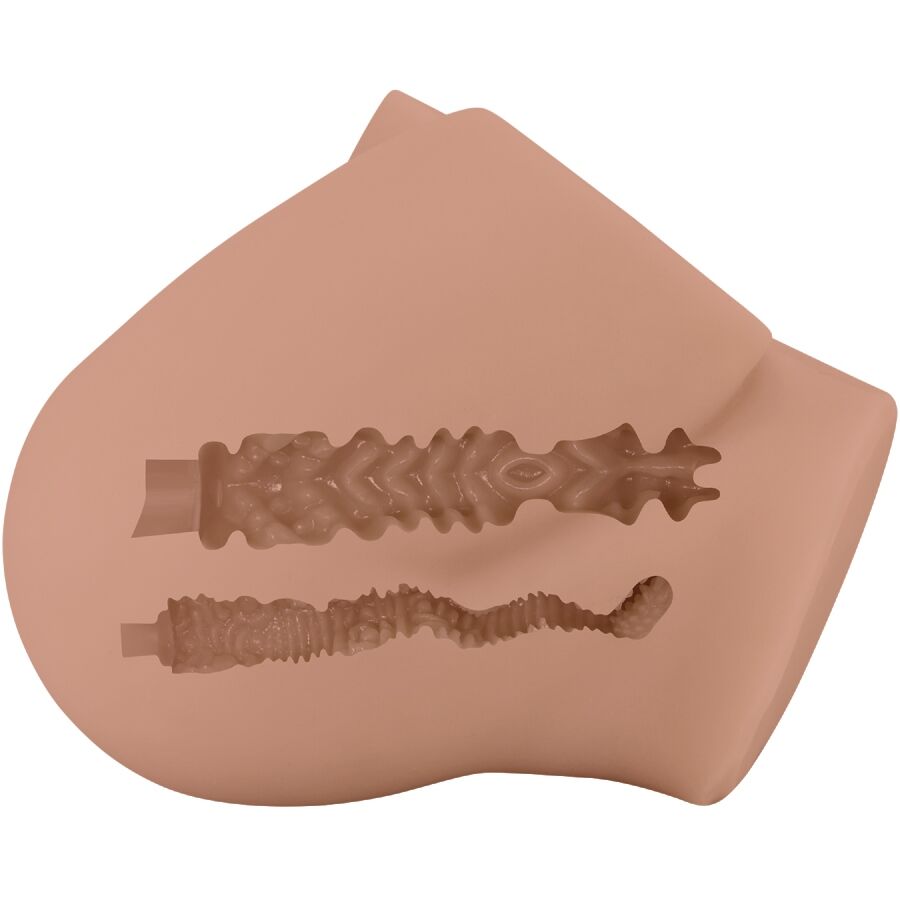 CRAZY BULL - BERNACE  MASTURBATORE CULO REALISTICO CON VAGINA E ANO NUDE CON TELECOMANDO