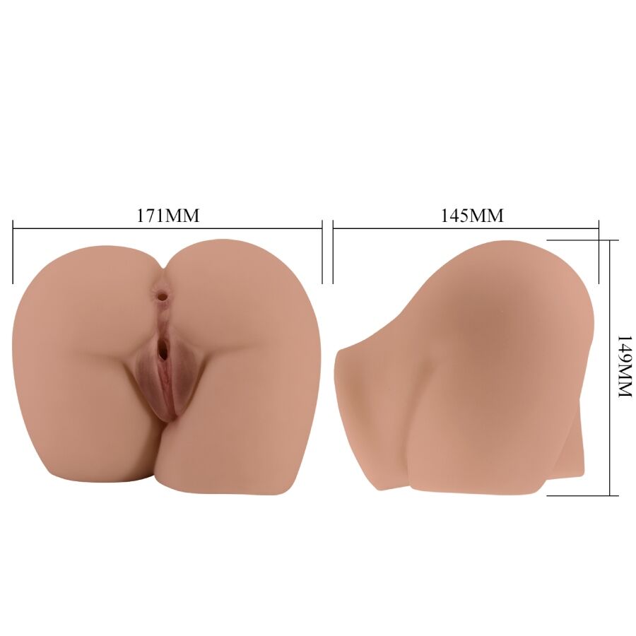 CRAZY BULL - BERNACE  MASTURBATORE CULO REALISTICO CON VAGINA E ANO NUDE CON TELECOMANDO