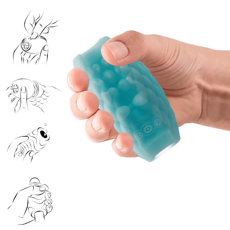 PRETTY LOVE - OVETTO MASTURBATORE MASCHILE ATHENA EROS IN SILICONE VERDE