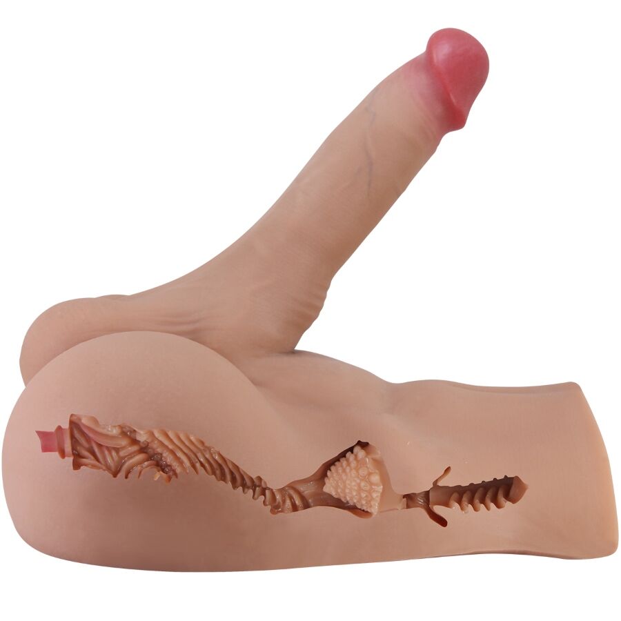 CRAZY BULL - RHYNE MASTURBATORE REALISTICO CON PENE E ANO