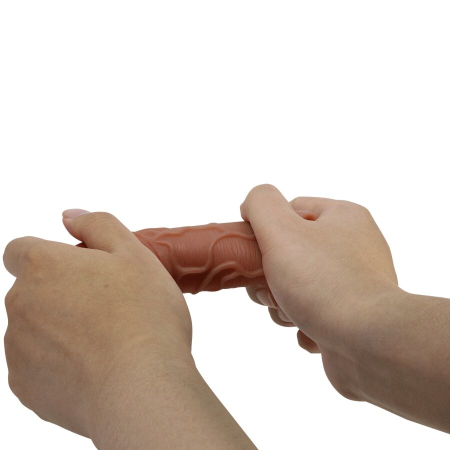 PRETTY LOVE - GUAINA PENE PEIRRE CON STRAP TESTICOLI  10 CM