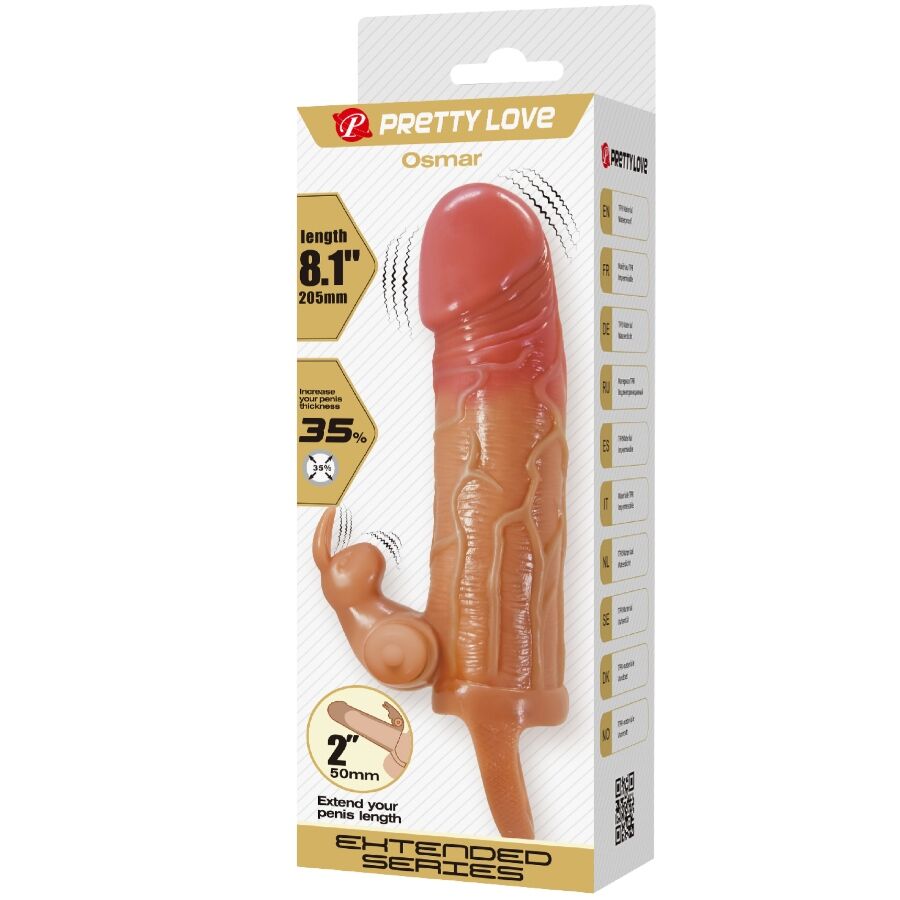 PRETTY LOVE - GUAINA PENE OSMAR CON STIMOLATORE CLITORIDE VIBRANTE