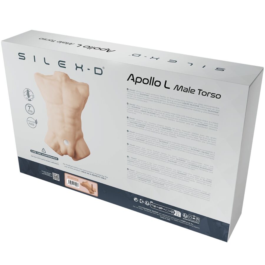 SILEXD - APOLLO MASTURBATORE TORSO MASCHILE REALISTICO L