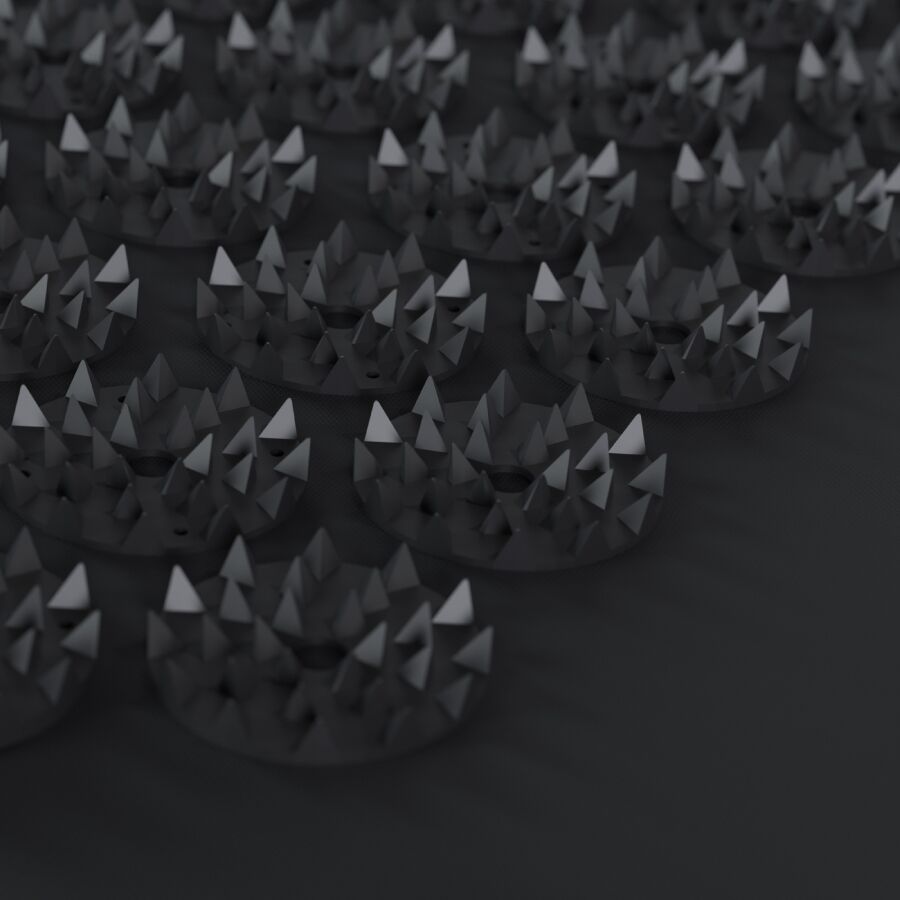 LELO - TAPPETINO MASSAGGIANTE CORPO PER DIGITOPRESSIONE NERO