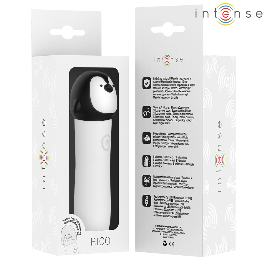INTENSE - RICO BULLET VIBRANTE DESIGN PINGUINO