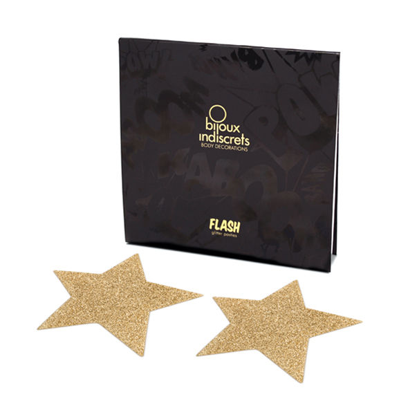 BIJOUX - INDISCRETS FLASH  STAR COPRICAPEZZOLI COLOR ORO