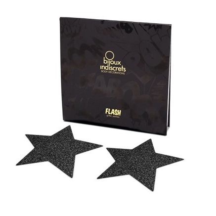 BIJOUX - INDISCRETS FLASH  STAR COPRICAPEZZOLI NERI