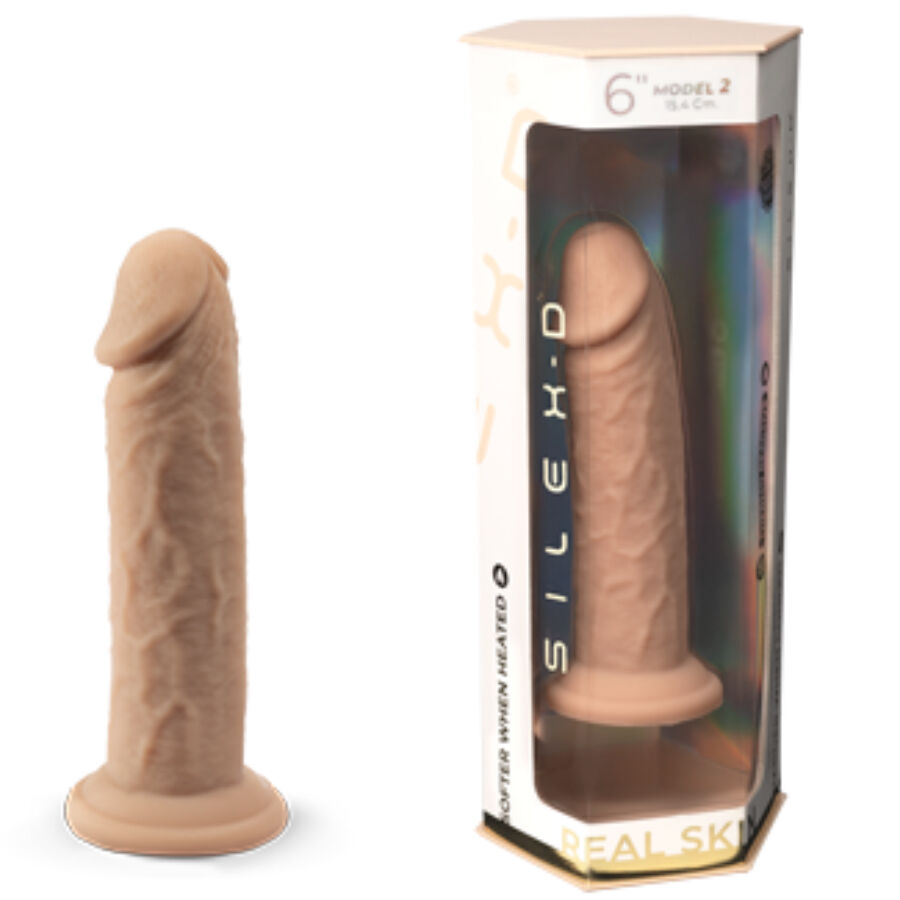 SILEXD - DILDO REALISTICO VIBRANTE TERMOATTIVO IN SILICONE PREMIUM CON TELECOMANDO 15,4 CM