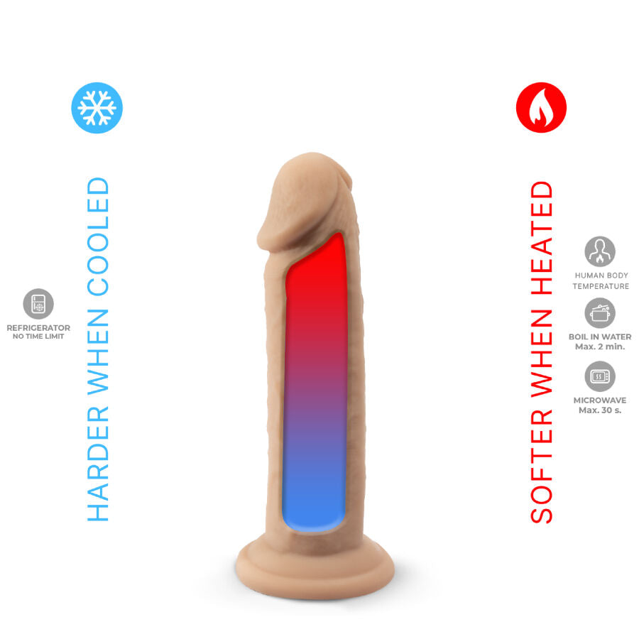 SILEXD - DILDO REALISTICO VIBRANTE TERMOATTIVO IN SILICONE PREMIUM CON TELECOMANDO 15,4 CM