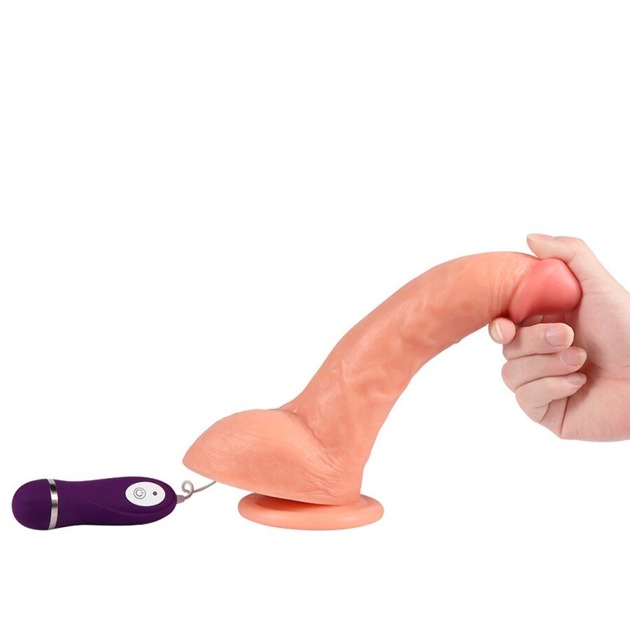 SHEQU - BEAST DILDO VIBRANTE CON TELECOMANDO 24,5 CM