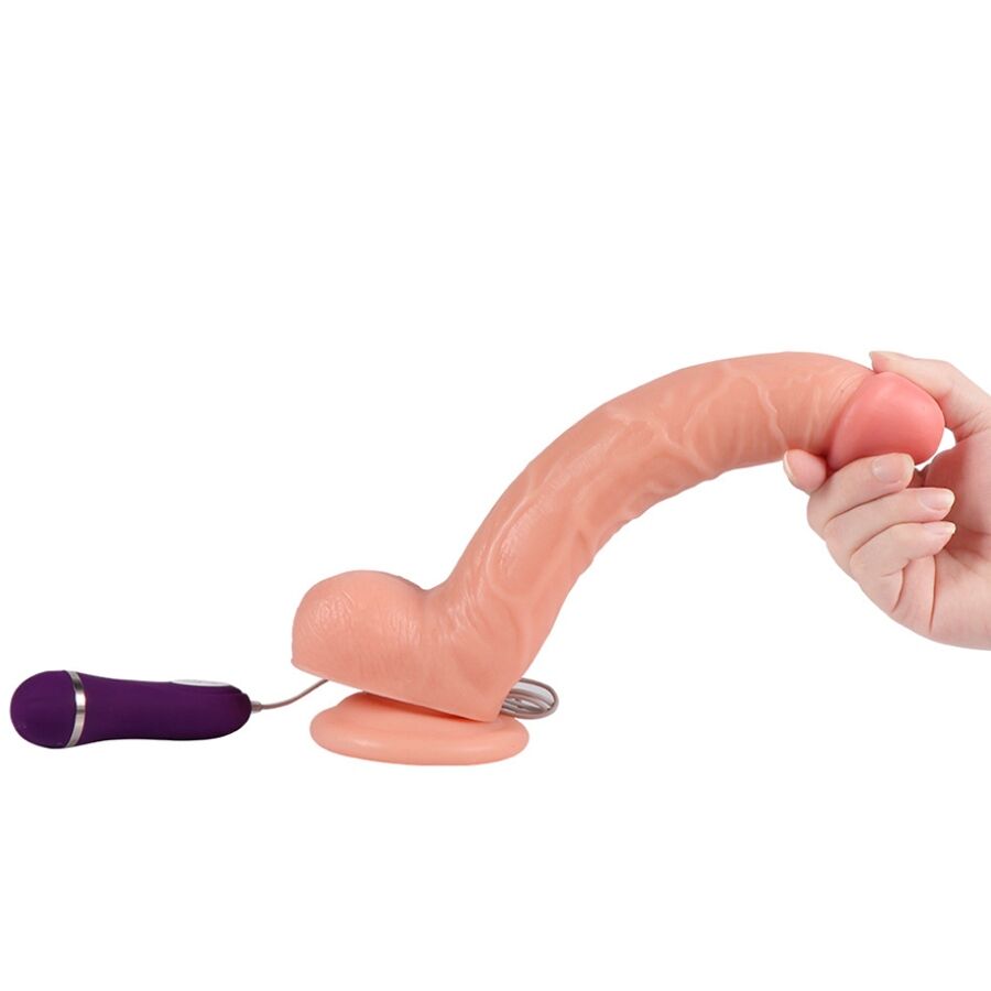 SHEQU - OPTIMUS DILDO VIBRANTE CON TELECOMANDO 28 CM