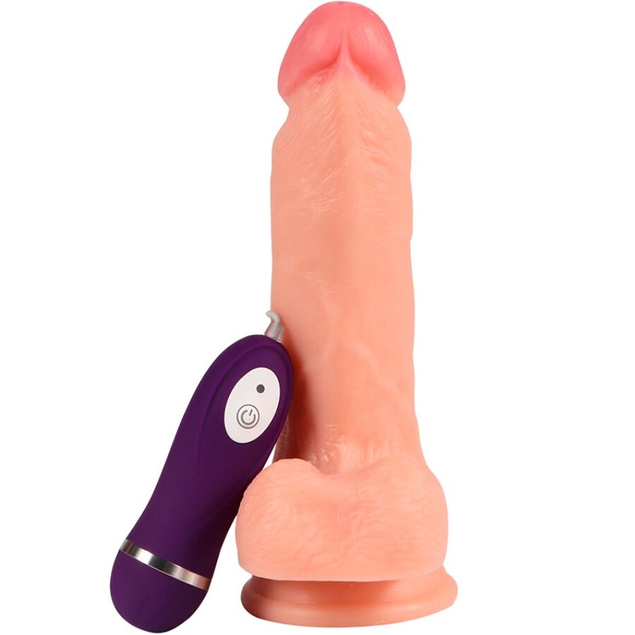 SHEQU - IRON DRAGON DILDO VIBRANTE CON TELECOMANDO 17,5 CM