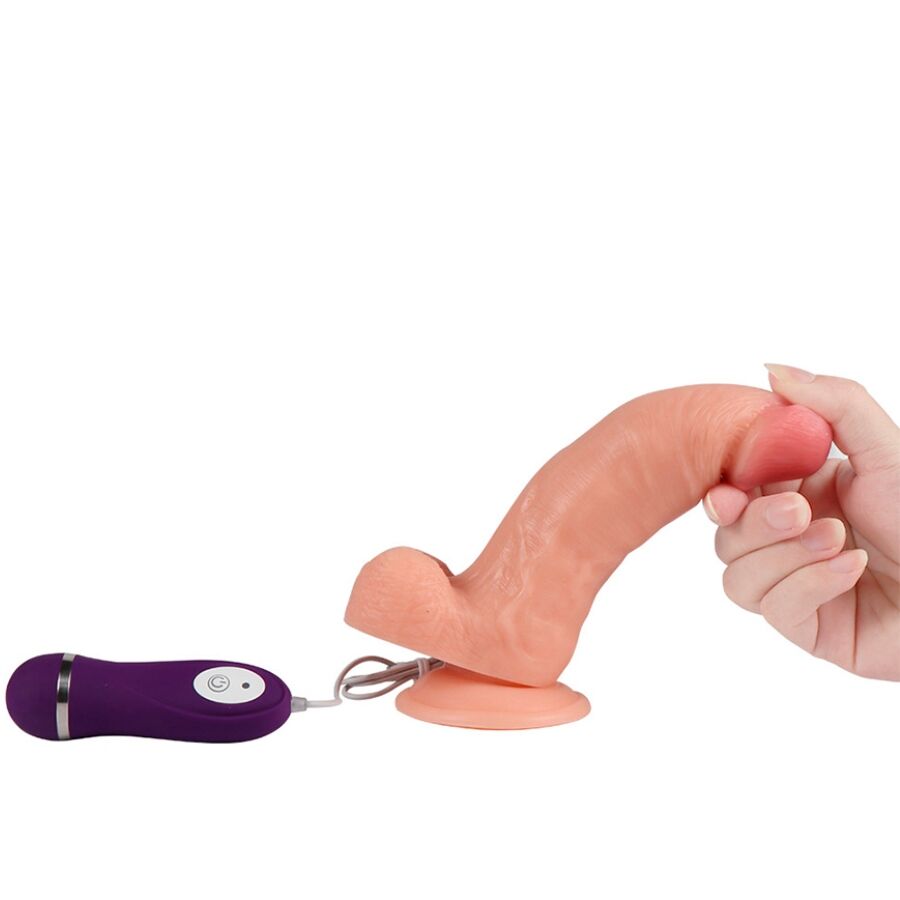 SHEQU - IRON DRAGON DILDO VIBRANTE CON TELECOMANDO 17,5 CM