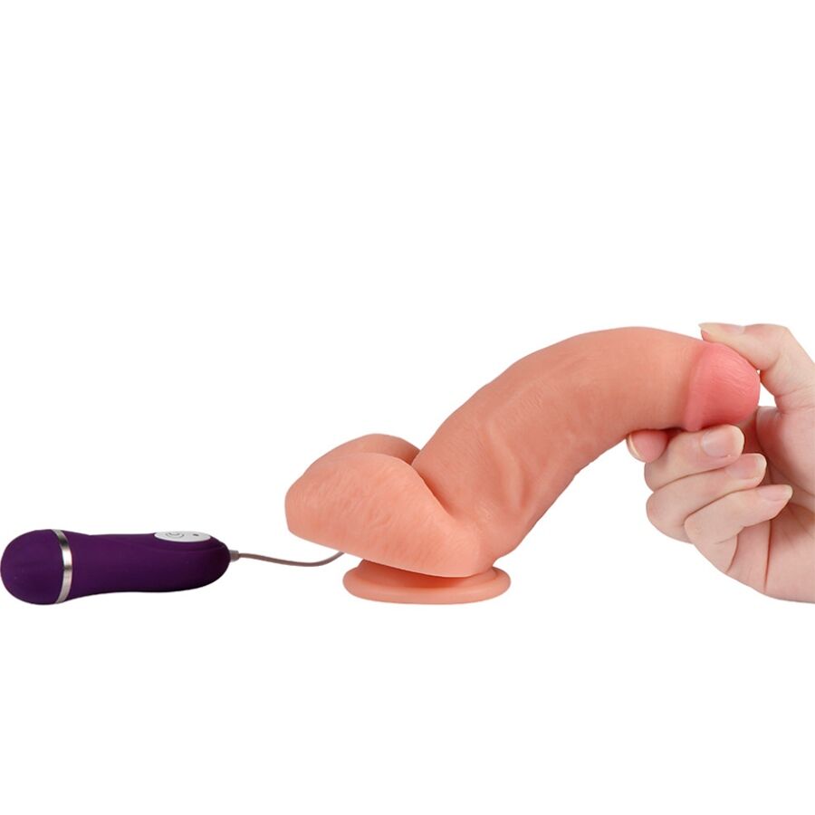 SHEQU - RED EAGLE DILDO VIBRANTE CON TELECOMANDO 17 CM