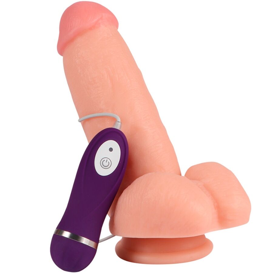 SHEQU - RED EAGLE DILDO VIBRANTE CON TELECOMANDO 17 CM