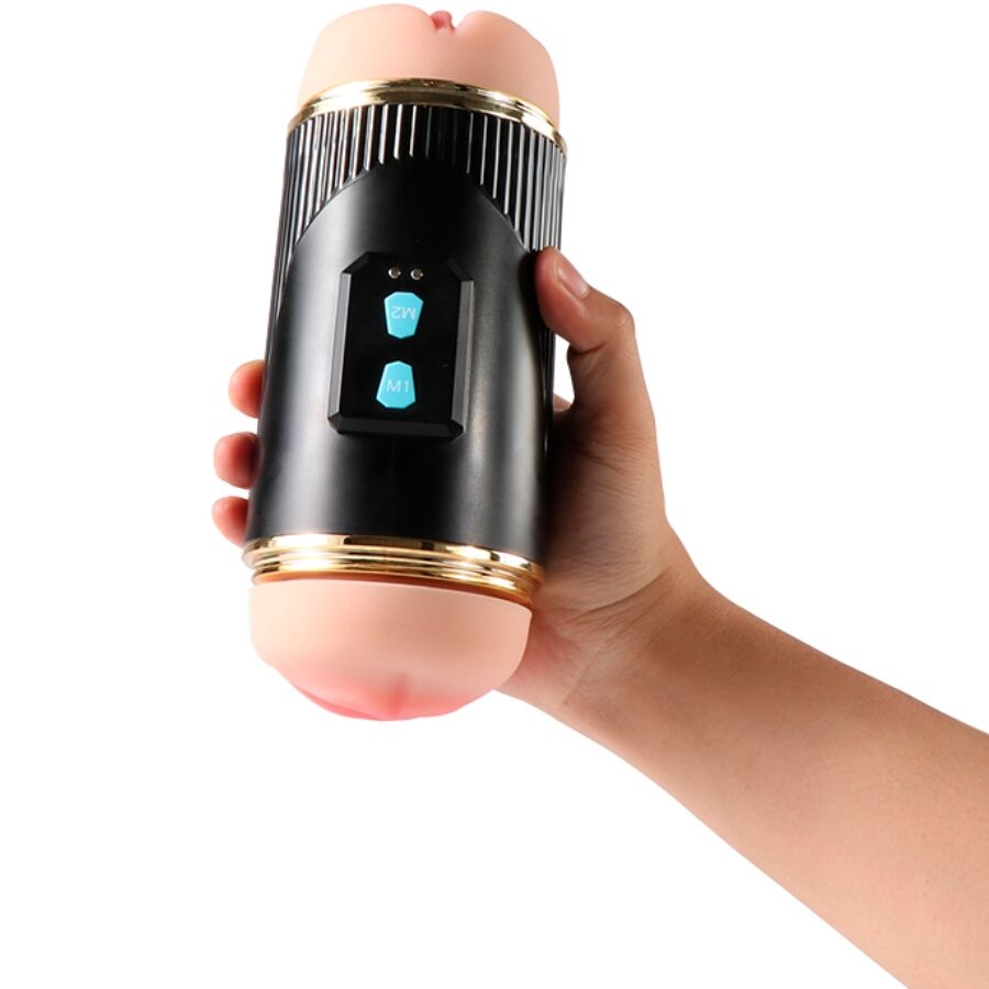 SHEQU - KAY DOPPIO MASTURBATORE CON BOCCA E VAGINA VIBRANTE