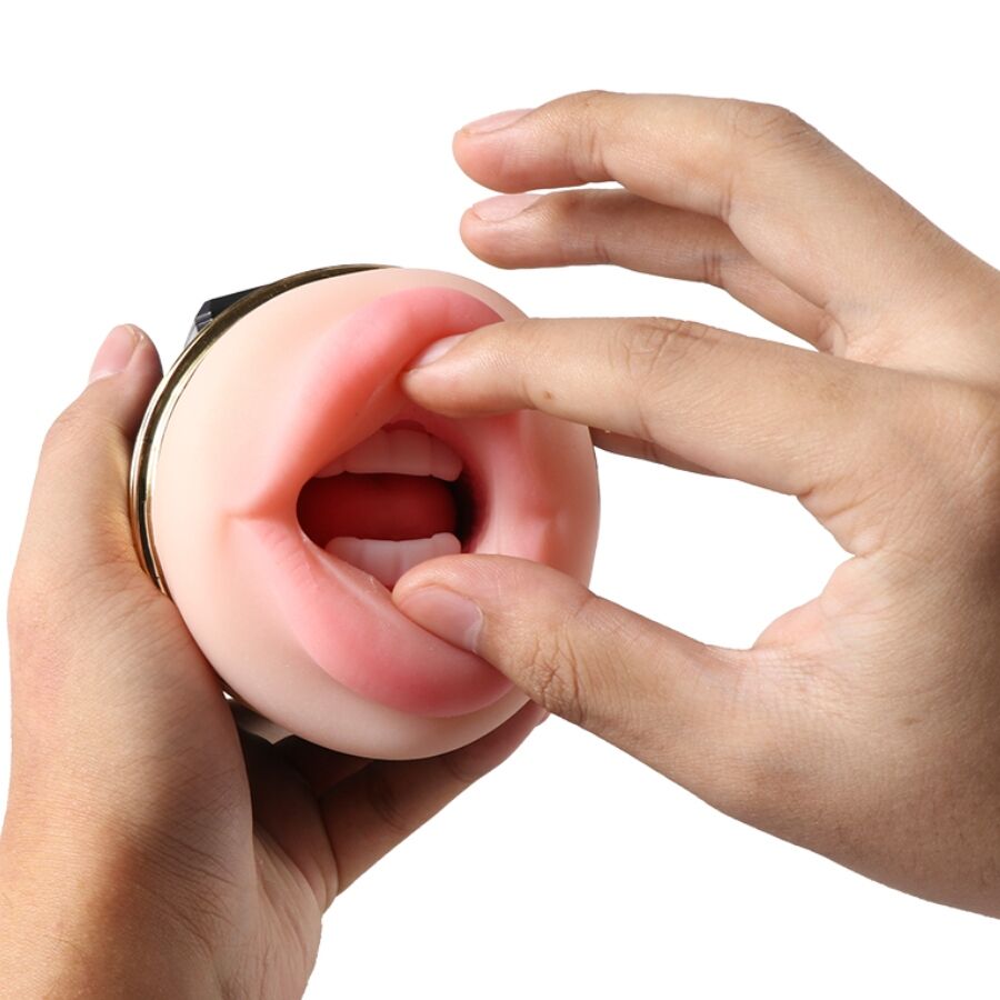 SHEQU - KAY DOPPIO MASTURBATORE CON BOCCA E VAGINA VIBRANTE