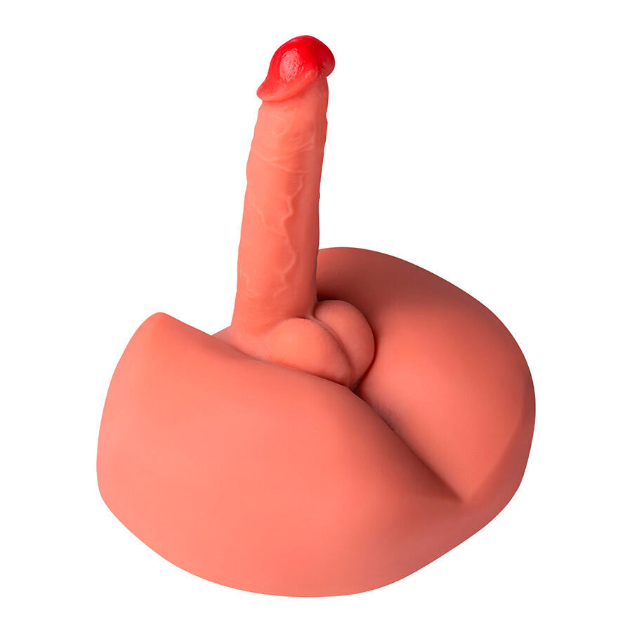 MASTURBATORE REALISTICO - MEZZO TORSO MASCHILE - VIBRANTE - SPINTA - CON PENE E ANO 3 KG "HONEY"