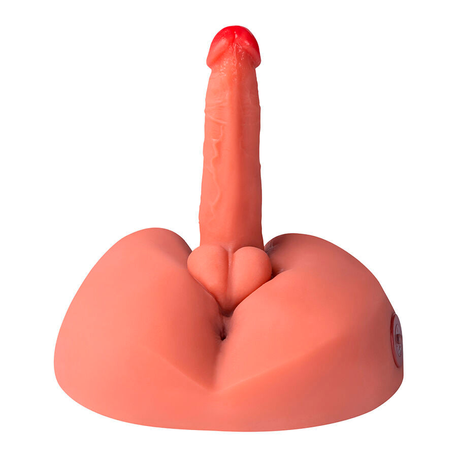 MASTURBATORE REALISTICO - MEZZO TORSO MASCHILE - VIBRANTE - SPINTA - CON PENE E ANO 3 KG "HONEY"