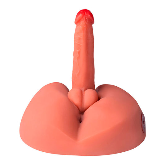 XISE - MEZZO TORSO MASCHILE MASTURBATORE REALISTICO CON DILDO HONEY CON VIBRAZIONE E SPINTA 25 CM/3,3 KG