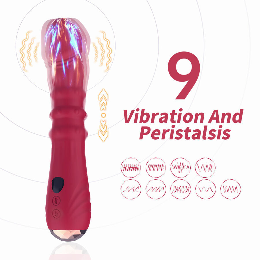ARMONY - VIBRATORE RISCALDANTE STIMOLATORE PUNTO A ROSSO