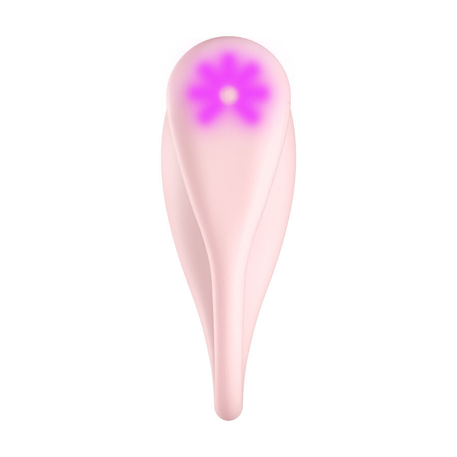 KIIROO - SPOT KISS ME VIBRATORE DI COPPIA A FORMA DI U ROSA