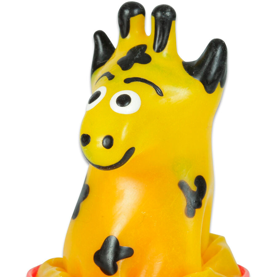 PRESERVATIVO DESIGN GIRAFFA, DIPINTO A MANO, ARTIGIANATO BOHÉMIEN