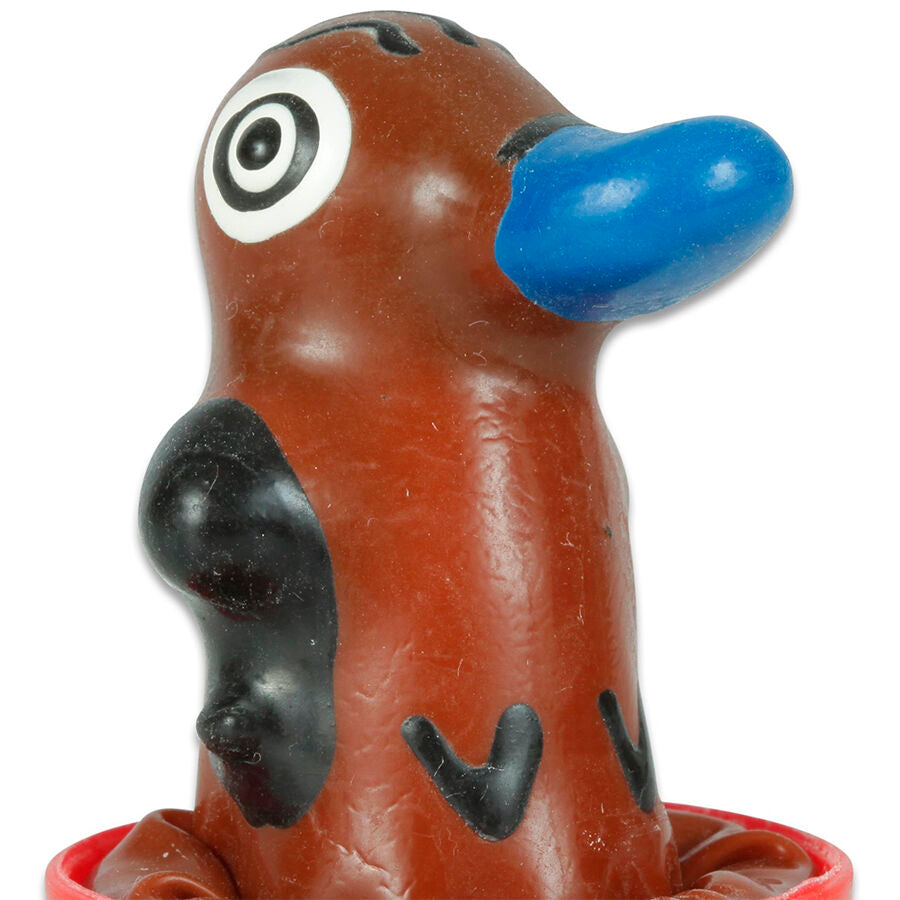 PRESERVATIVO DIPINTO A MANO, DESIGN ORNITORINCO, STILE BOHÉMIEN