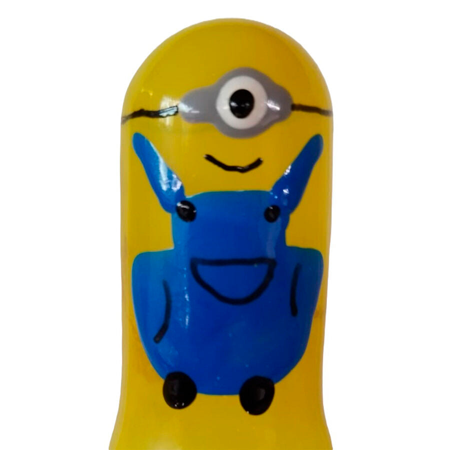 PRESERVATIVO DIPINTO A MANO DESIGN CICLOPE, ARTIGIANATO ESCLUSIVO, STILE BOHÉMIEN