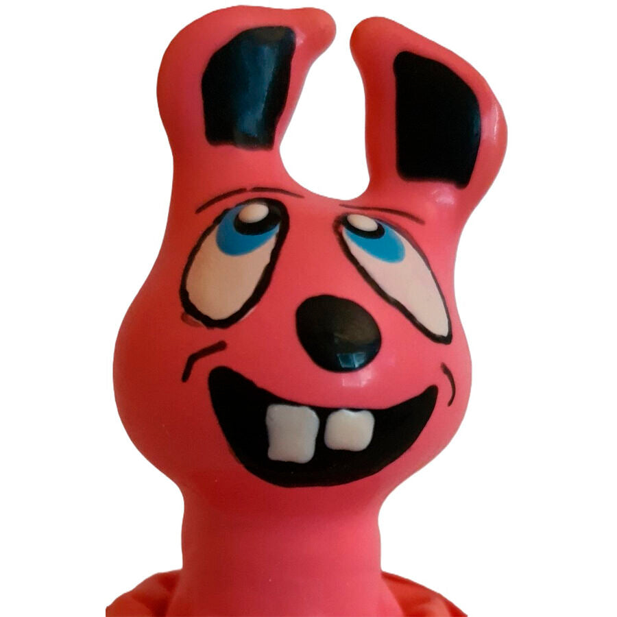 CONDOMERIE - PRESERVATIVI NOVITÀ DIPINTI A MANO LEPRE ROSA CHE RIDE