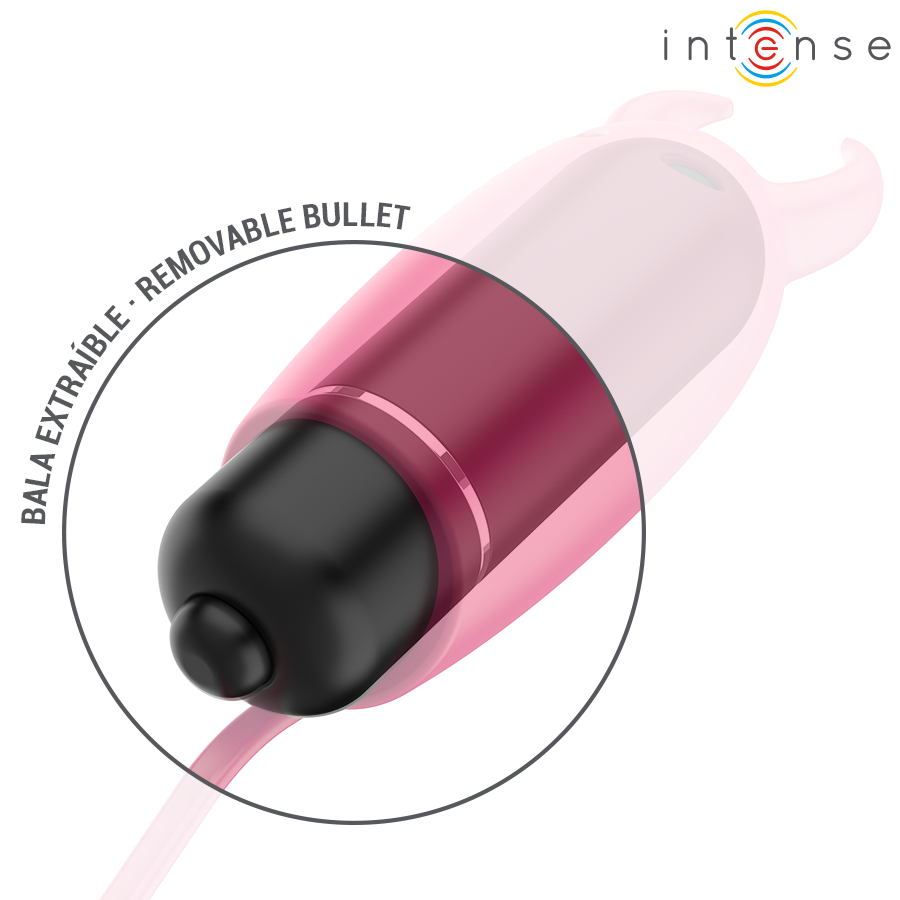 INTENSE - RED DEMON BULLET VIBRANTE DESIGN DIAVOLETTO  9,3 X 2,4 CM ROSSO
