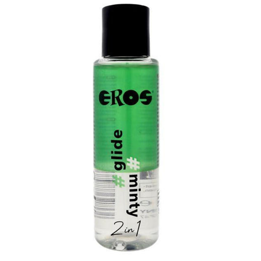 EROS - "2 IN 1" MINTY LUBRIFICANTE A BASE DI SILICONE EFFETTO RINFRESCANTE  100 ML