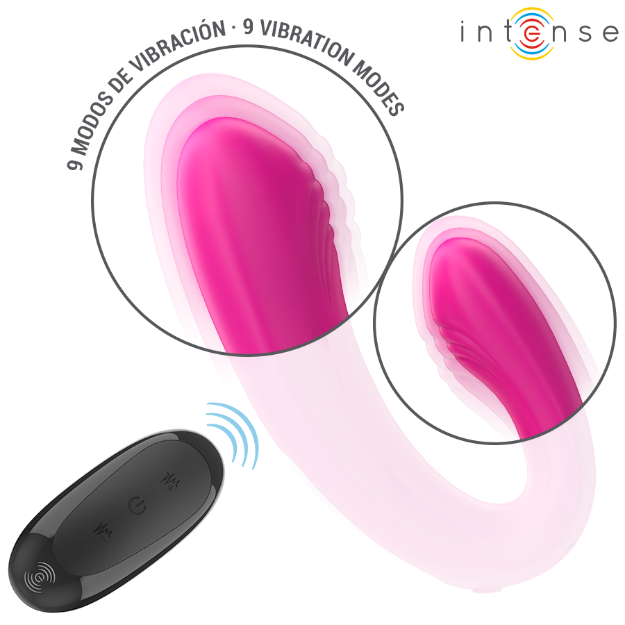 STIMOLATORE, DOPPIA STIMOLAZIONE, 9 MODALITÀ VIBRAZIONE, TELECOMANDO WIRELESS