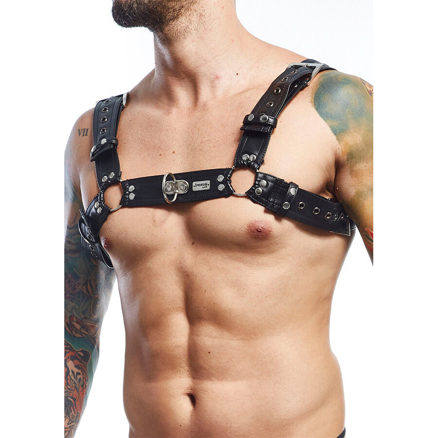 HARNESS PETTO DRITTO, SIMILPELLE PREMIUM, DESIGN SENSUALE