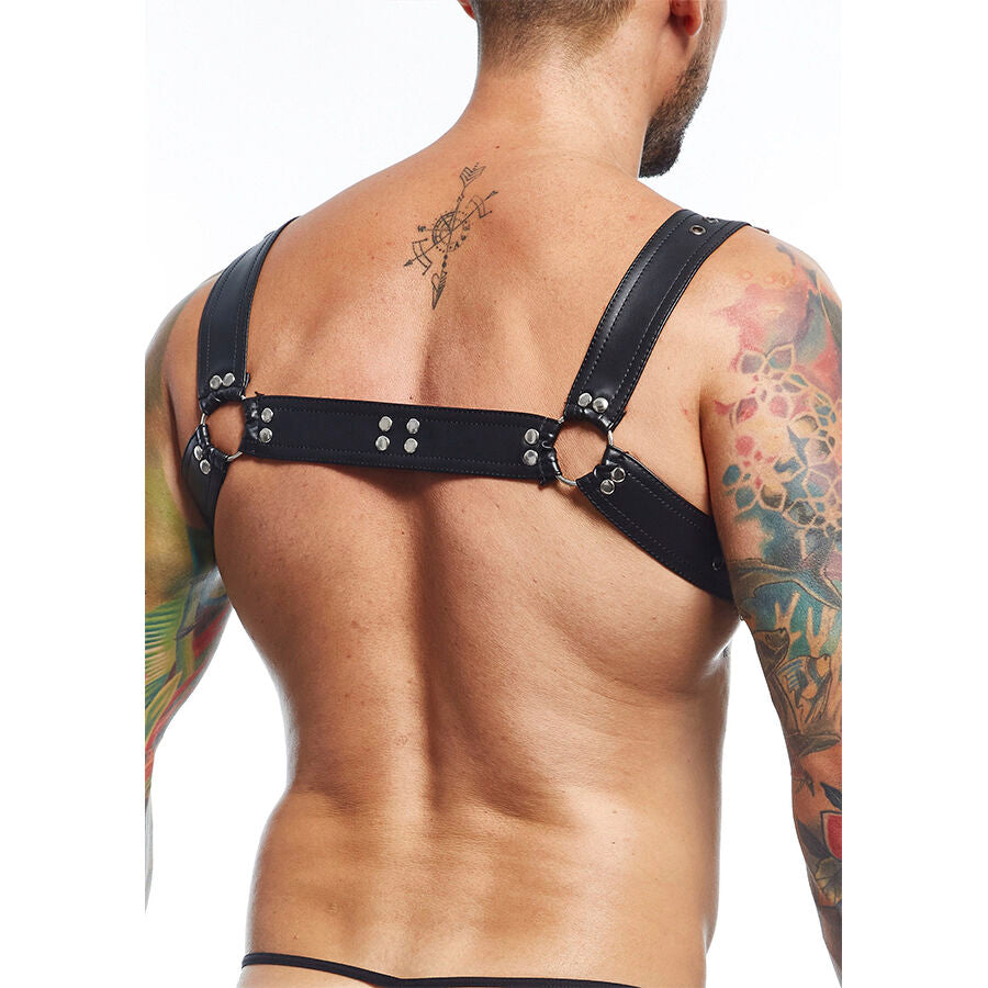 HARNESS PETTO DRITTO, SIMILPELLE PREMIUM, DESIGN SENSUALE