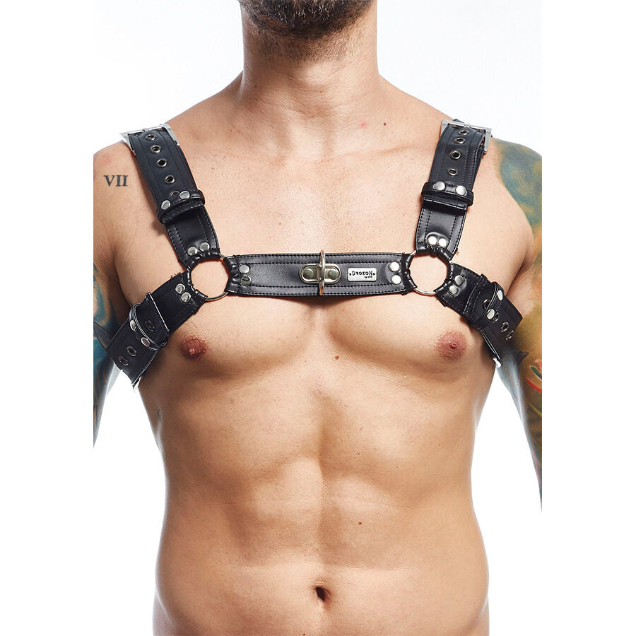 HARNESS PETTO DRITTO, SIMILPELLE PREMIUM, DESIGN SENSUALE