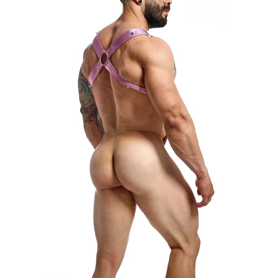 HARNESS A CROCE CON ANELLO PENE, SIMILPELLE PREMIUM, COMFORT MASSIMO