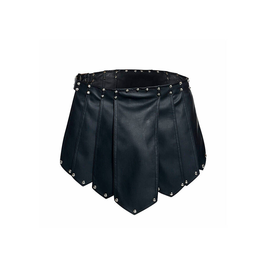GONNA ROMANA IN PELLE, DESIGN TRIANGOLARE, COMPLETAMENTE REGOLABILE