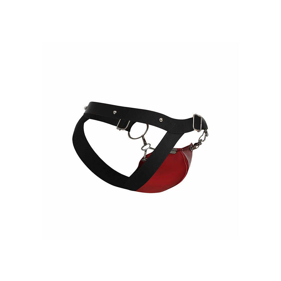 JOCKSTRAP ROSSO, SUPPORTO ATLETICO, MICROFIBRA ULTRA MORBIDA