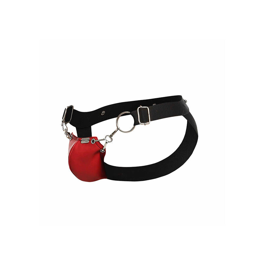 JOCKSTRAP ROSSO, SUPPORTO ATLETICO, MICROFIBRA ULTRA MORBIDA