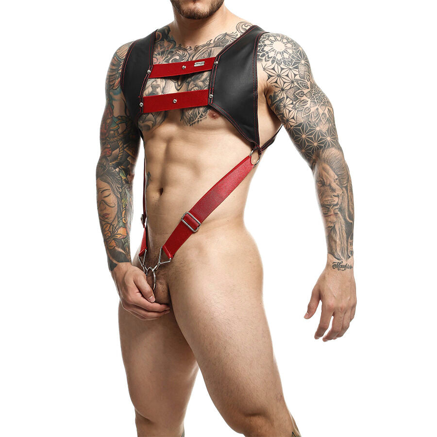 HARNESS BONDAGE CON ANELLO PENE, SUPPORTO ERGONOMICO, DESIGN MINIMALISTA