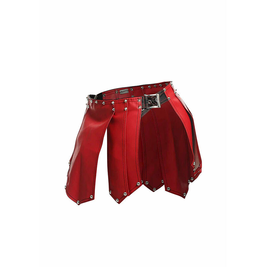 GONNA ROMANA IN PELLE, DESIGN TRIANGOLARE, COMPLETAMENTE REGOLABILE