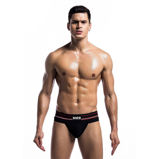 MOB - JOCKSTRAP UOMO CLASSICO NERO TAGLIA L