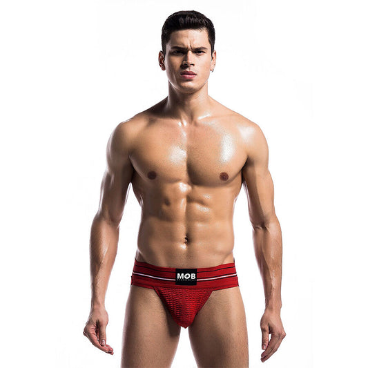 MOB - JOCKSTRAP UOMO CLASSICO ROSSO TAGLIA L